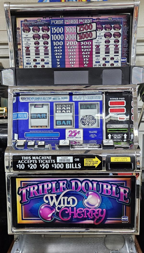 IGT S2000 Triple Double Wild Cherry Used Slot Machine for Sale