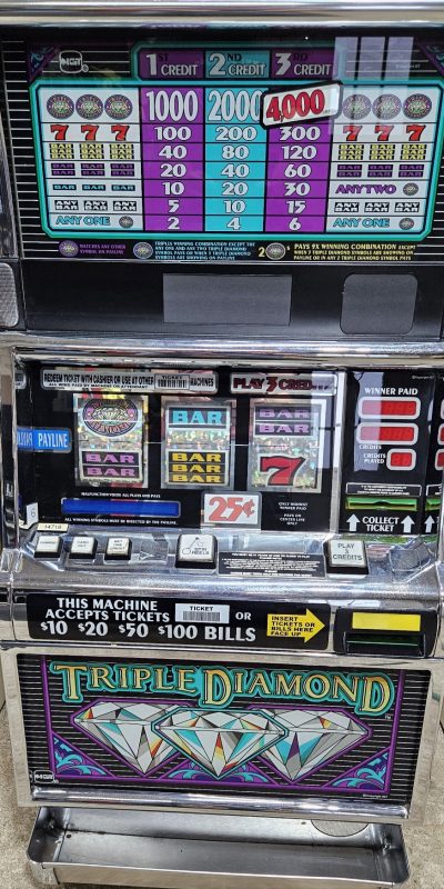 IGT S2000 Triple Diamond Used Slot Machine